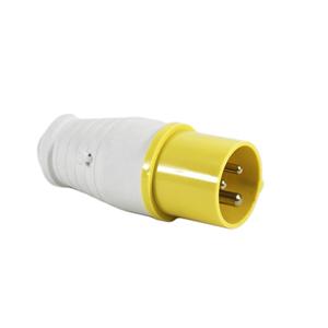 110V 16A SiteForce® Yellow Plug - IP44